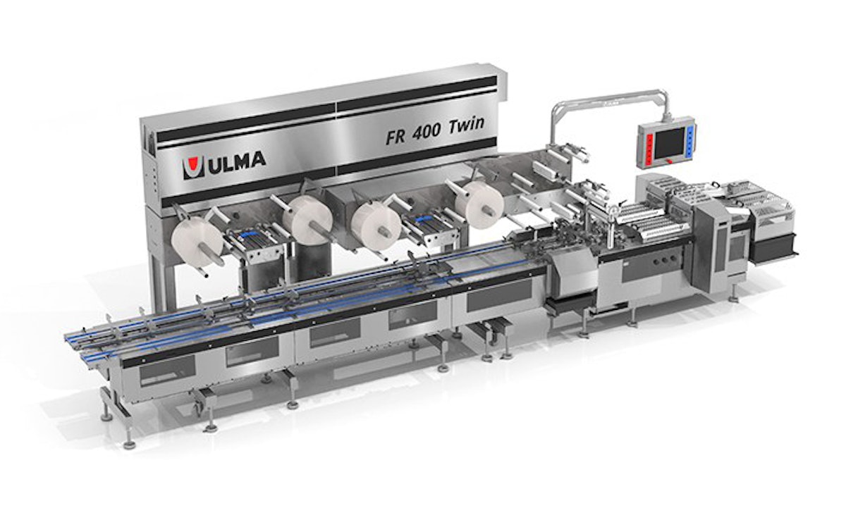 เครื่องห่อไหลแนวนอน จาก: Harpak-ULMA Packaging, LLC.