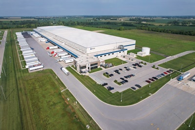 This Interstate Warehousing cold storage facility in Anderson, Ind., is representative of the cold foods boom since the pandemic. The facility opened in 2019, and has been expanded twice since then to keep up with ever-increasing cold storage demand.