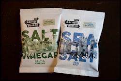 The British Crisp Co.'s new bags use paper with Hydropol polymer technology as a plastic alternative.