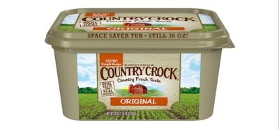 Country Crock packaging after the redesign.