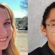 Sarah Dumont (left) and Ezekiel Guevarra (right) received scholarships for distinguished performance in Clemson's Packaging Science program.