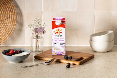 Yoplait's new recyclable board cartons reduce its yogurt packaging by 50% compared to the previous plastic pots.