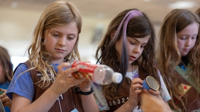 The hands-on curriculum behind the patch is intended to change the perception of packaging, teach basic recycling, promote packaging degree programs, teach girls to create a personal sustainability plan, and to make a career in packaging seem “cool” by exposing the scouts to people (especially women) that exemplify cool packaging careers.