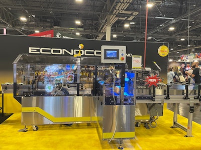 Econocorp's Spartan Beverage Cartoner now features a fully adjustable, lattice-style crank gating system.