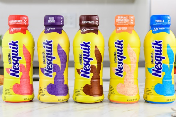 All seven Nesquik flavors will be available with the new recyclable shrink-sleeve label by June of this year.