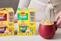 Nestlé brand Maggi's Mug Noodles cut plastic packaging by 83% compared to traditional noodle packaging.
