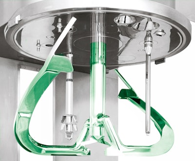 The Gentlewing impeller meets the need for flexible batch production and achieves fill levels of between 20 and 80 percent thanks to its unique geometry.