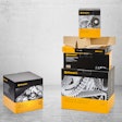 Continental's new timing belt packaging cuts both waste and transport emissions through optimized corrugated package design.