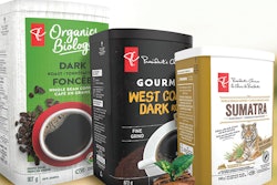 Shown here are three sizes of the innovative canister filled by Club Coffee under the President’s Choice brand.