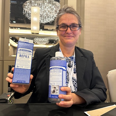 Karina Tettero, packaging and printing production manager at Dr. Bronner’s, spoke to Packaging World at SPC Impact in New Orleans last month.