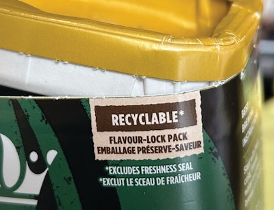 One of the steps in making the container is a perforation process for ease of opening in the consumer’s hands.