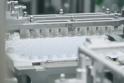 Cartridge filling on the groninger line.