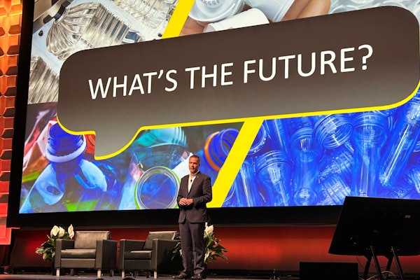 Michael Cicco, President & CEO at FANUC America Corp., presented the first-ever keynote address for NPE: The Plastics Show.