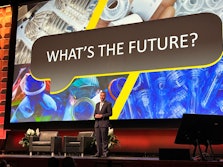Michael Cicco, President & CEO at FANUC America Corp., presented the first-ever keynote address for NPE: The Plastics Show.