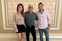 Serge Berguig with son, Greg Berguig, and daughter, Estelle Dick, also in the family business.