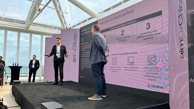 (from left) Mike Brodsky, Supply Chain Transformation Leader, WestRock; Brian Houck Supply Chain Consulting Practice Leader, PwC.