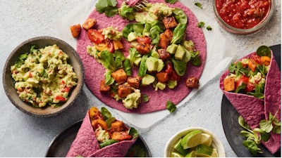 Paulig Belgium produces twelve kinds of tortilla wraps, including beetroot and corn.