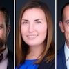 Viking Masek's Executive Team (from left): Ty Weinhold - COO, Nicole Piontek - CFO, Bryan Lacy - CRO