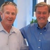 Charlie Harlfinger, left, is retiring as Harpak-Ulma’s chairman of the board. Kevin Roach has been elevated to chairman and chief executive officer.
