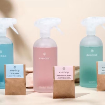 Everdrop offers a 'green chemistry' product formulation for its detergent in addition to its reusable packaging solutions.