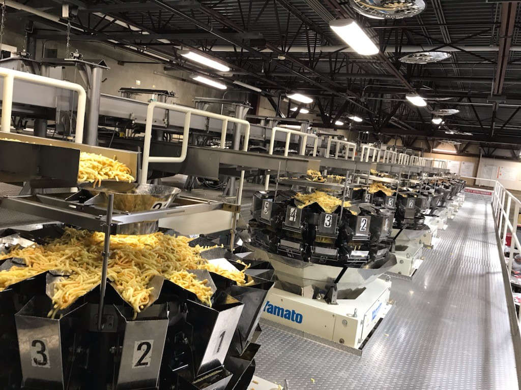 Snack manufacturing scales