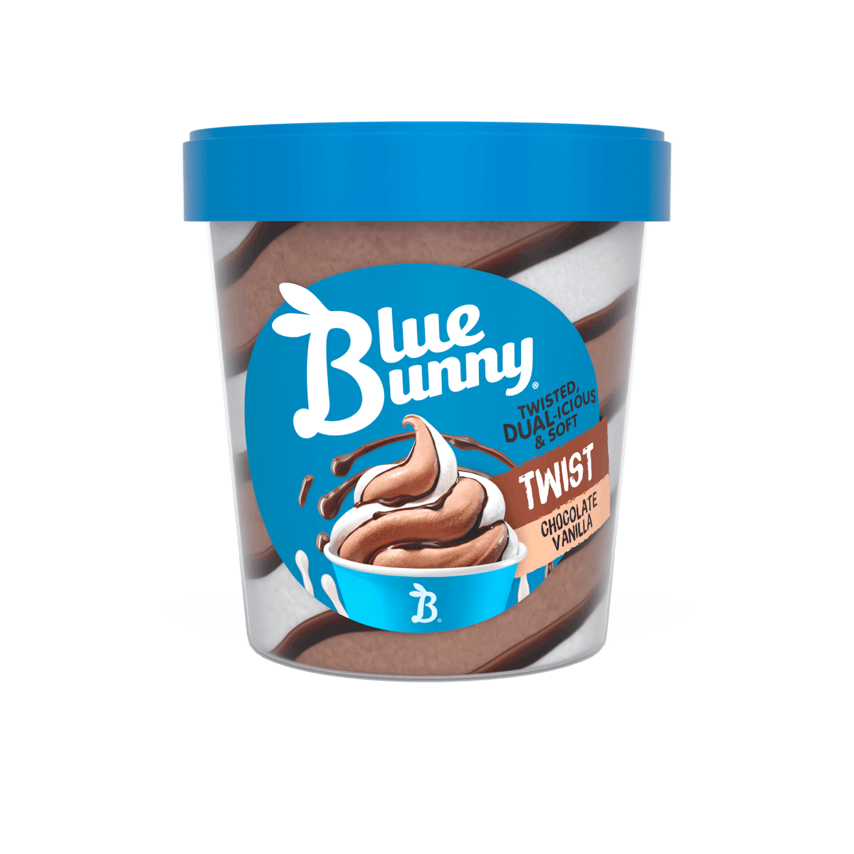 Blue Bunny เลือกใช้ไพนต์โปร่งแสงและรีไซเคิลได้