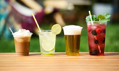 High-quality polymer cups manufactured in the SPEEDFORMER KTR 6.2 SPEED.