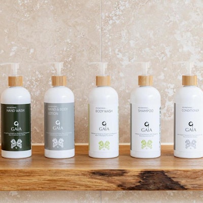 GAIA Skincare chose an EU bottle manufacturer to reduce airfreight miles for its new refillable range.
