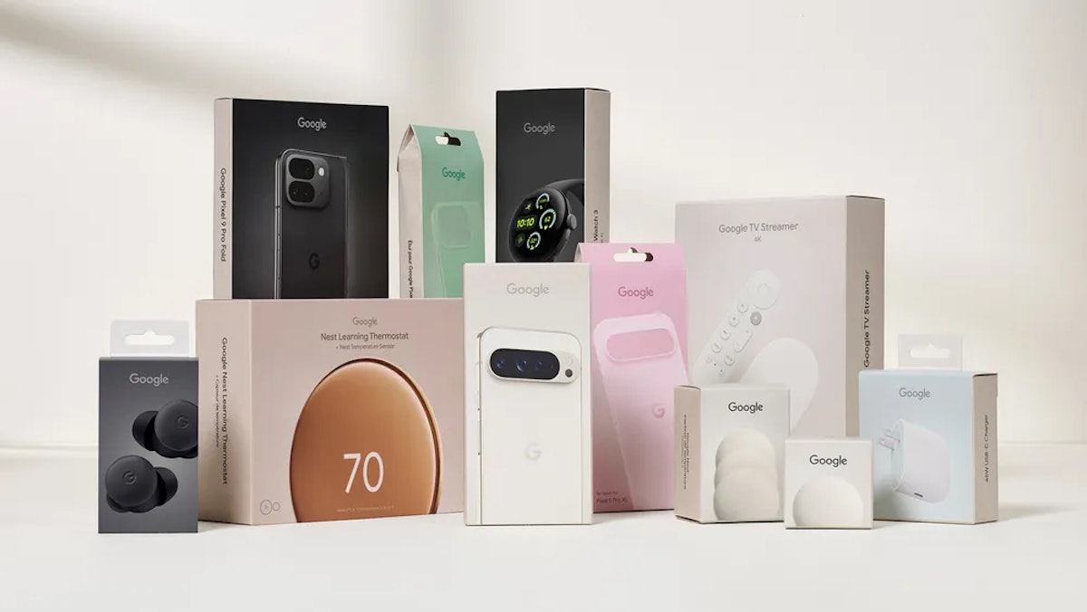 Google บรรลุบรรจุภัณฑ์ฮาร์ดแวร์ปลอดพลาสติก 100%