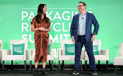 As Rebecca Hu of Glacier and Greg Corra of Colgate-Palmolive explained, AI is enabling the collection of tube recycling data in real time at the MRF.