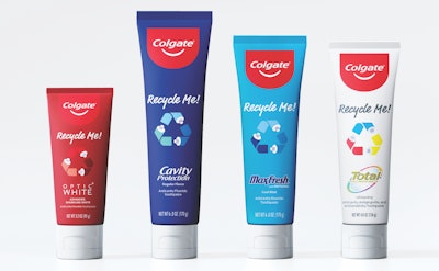 Colgate-Palmolive was the first to launch a fully recyclable HDPE toothpaste tube in 2022.
