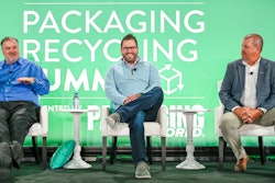 (From l. to r.) Jim Marcinko of WM, Justin Davis of AMP, and Jeff Snyder, of Rumpke Waste & Recycling explained the economics of MRFs.