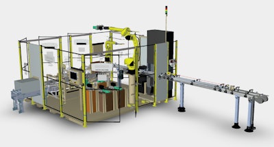Schneider’s fully automated Robotic Case Packer