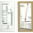 Nécessaire is using a sachet made from 63% paper for samples of The Body Lotion and The Body Serum.