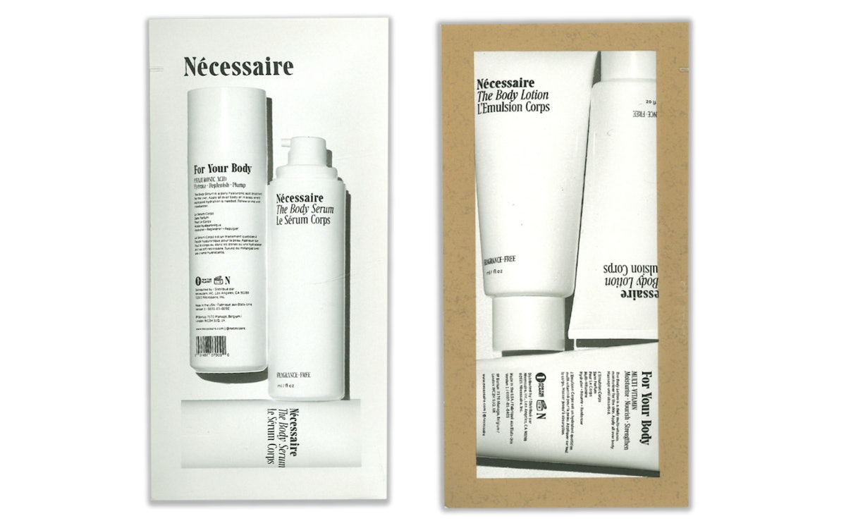 Necessaire ใช้แพ็กเก็ตกระดาษของ Arcade Beauty