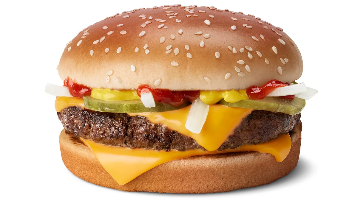 McDonald's has removed the Quarter Pounder hamburger from restaurants in the affected area.