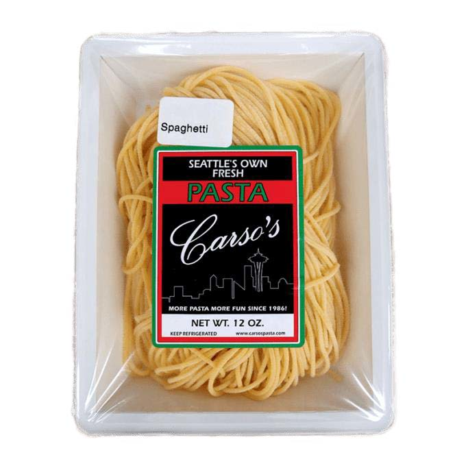 Carso's Pasta's new PaperSeal fresh pasta packaging reduces plastic content by 90%.