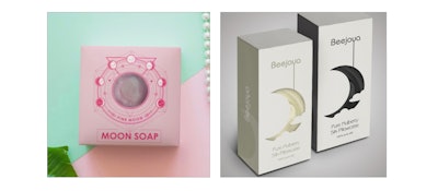 Designs by Alpha Creative (l.) and StanBranding