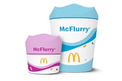 Both the Mini and Regular McFlurry will now be served in what stakeholders say is a more environmentally friendly, paper-based, four-flap cup.