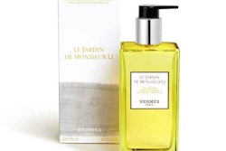 Hermès is offering its Le Bain collection of personal care products in decorative refillable glass containers.