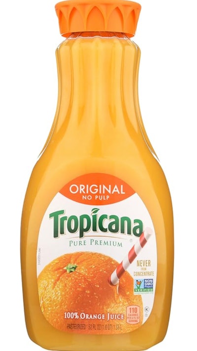 Tropicana's legacy carafe-style 52-oz bottle.