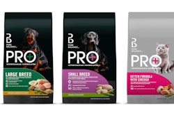 Walmart’s Pure Balance pet food bag uses high-quality photography to convey freshness and natural ingredients. Photo courtesy of Equator Design