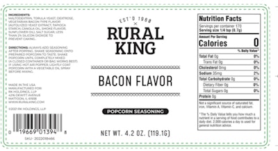 Rural King Bacon Seasoning