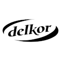 Delkor Logo Outlined Black