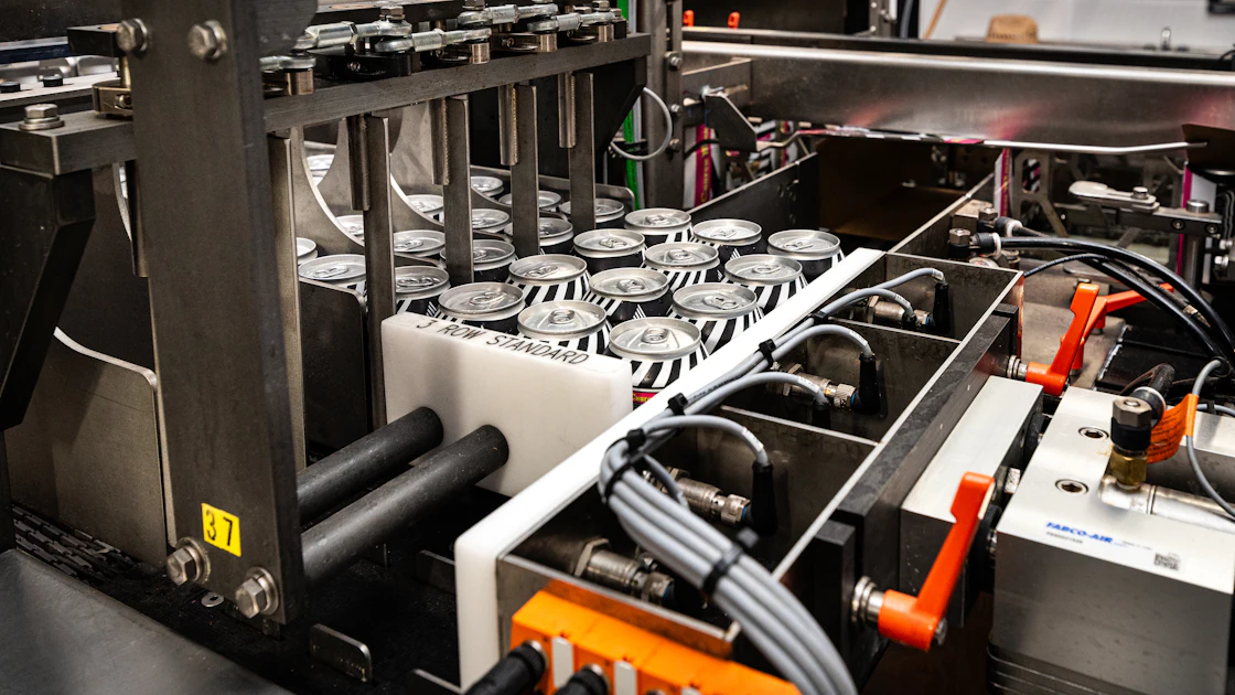 Canning Packing Line New Canning Line, In-house Shrink Sleeve Labeling, Distinguish Craft ...