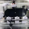 Overhead view of the patent-pending in-motion vacuum transfer system feature on the VersaSort.
