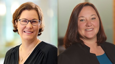 Lynn Egner (left) and Natosha Walsh (right) accept leadership positions.