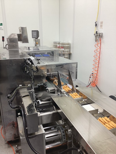 A horizontal form/fill machine prints date codes while still providing a homemade look and feel to the packaging. Image courtesy of Joyce Fassl