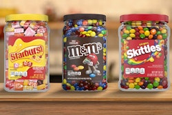 The 100% recycled-content, easy-grip jars are widely recyclable and come in three sizes: 60, 81, and 87 oz. Image courtesy of Berry Global