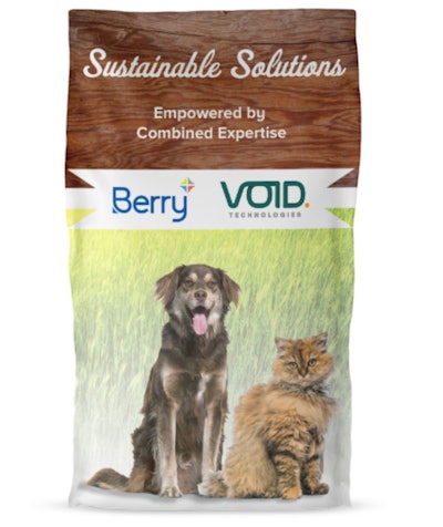 The fully recyclable packaging solution can be dropped off at designated store recycling points.